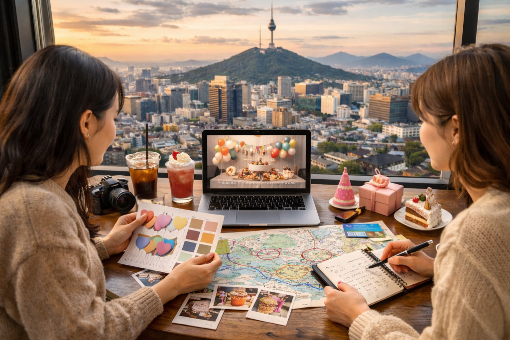 Planning a Birthday Celebration in Seoul Korea